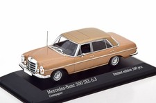 1:43 Minichamps Mercedes 300 SEL 6.3 W109 1968 oro chiaro metallizzato