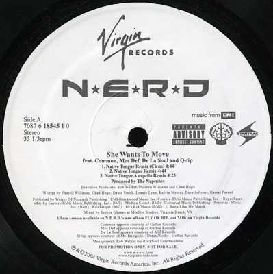 N*E*R*D - She Wants To Move, 12'', (Vinyl)