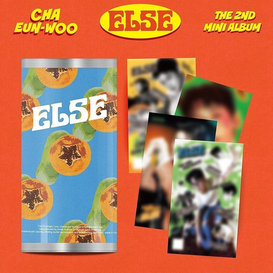 CHA EUN-WOO [ELSE] 2nd Mini Album KIWEE Ver/QR Poster+6 Foto Karte+Key Ring+GIFT