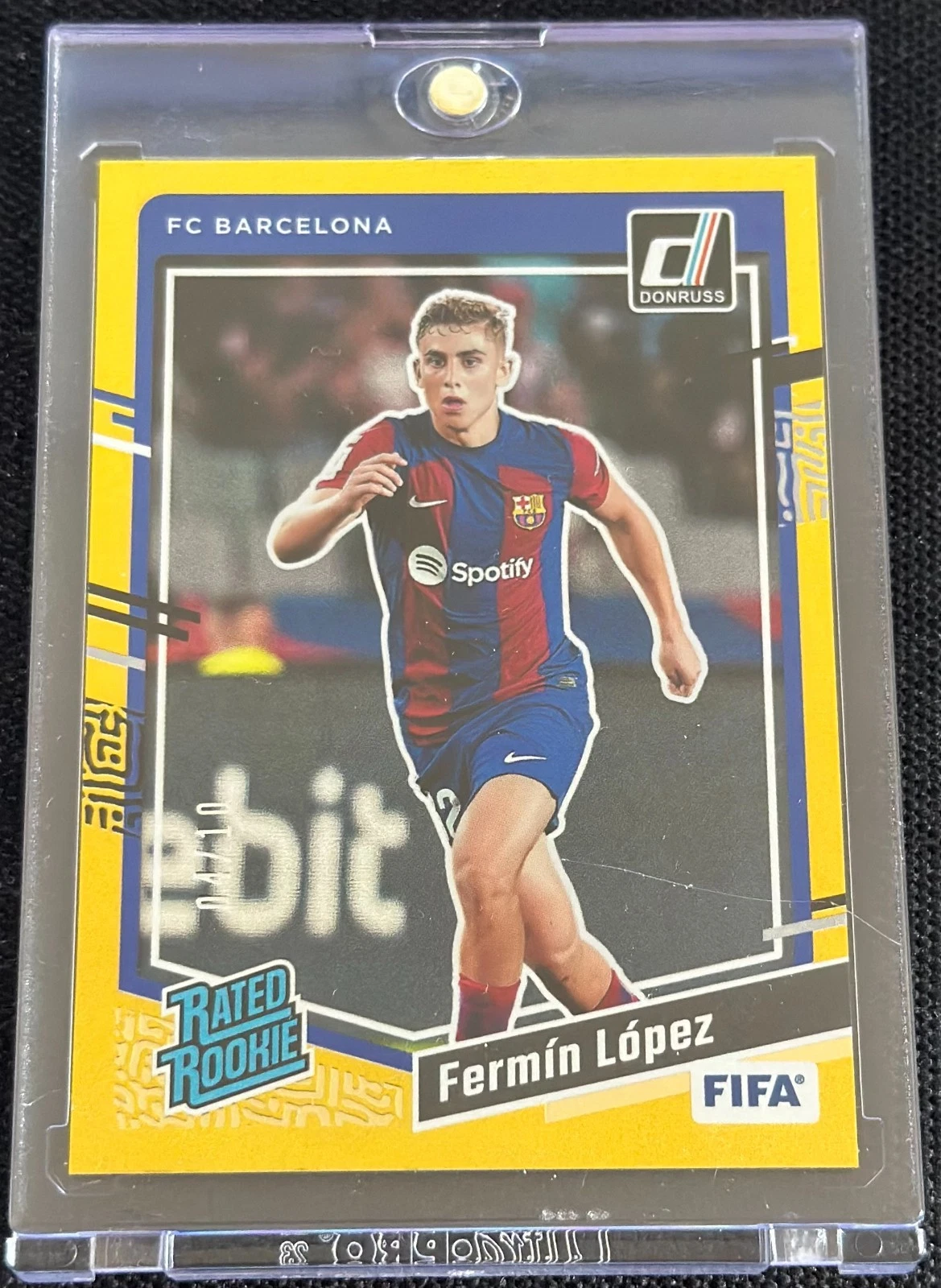 2023-24 Panini - Donruss Soccer - Fermin Lopez #183 Gold 04/10 Rated Rookie
