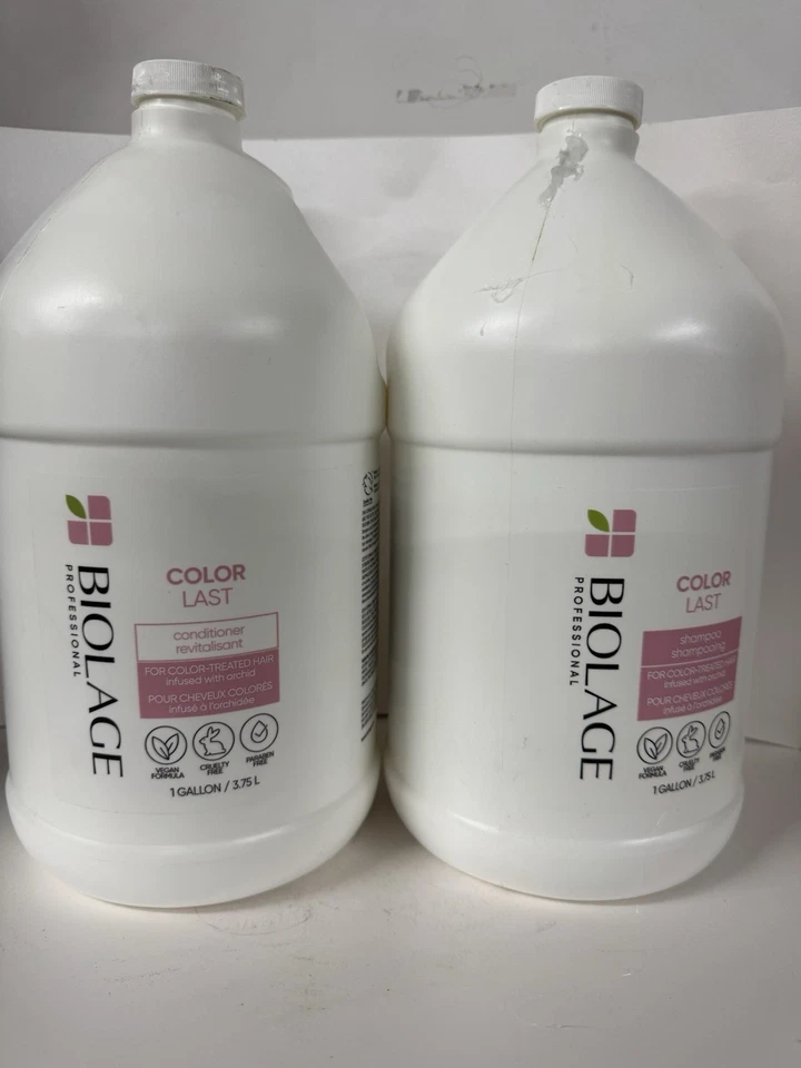 (2 Gallon Set) Biolage Color Last Shampoo and Conditioner Gallon Duo as pictured - Image 3 of 4