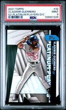 2021 TOPPS PLATINUM PLAYERS DIE-CUTS #32 VLADIMIR GUERRERO PSA 9