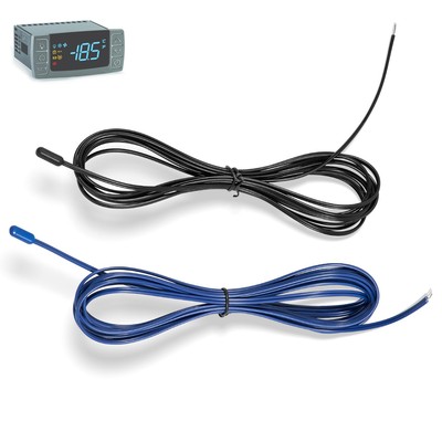 2X Temperature Probe Sensors for Dixell, Carel, Eliwell, Refrigerators, Freezers