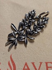 James Avery Retired TX Bluebonnet Sterling Silver Pendant