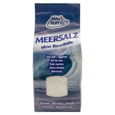 Natur Hurtig Meersalz Fein 1 kg | Naturbelassen, unraffiniert und ohne Zus&auml;tze
