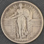 1917-S Type One  XF  Standing Liberty Quarter,