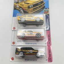 hot wheels 84 audi sport quattro Lot Of 3 Variation Colors
