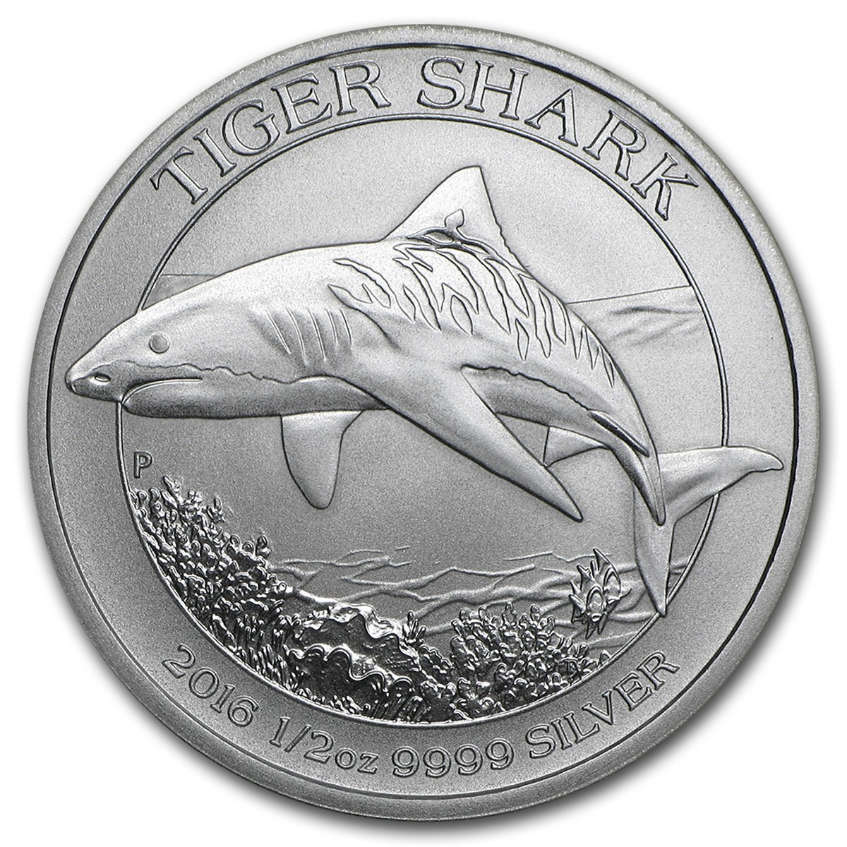 2016 Australia 1/2 oz Silver Tiger Shark BU | eBay