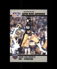 John Stallworth 1990 Pro Set super bowl supermen Card 51
