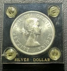 Canada 1958 Dollar Silver Coin : ASW  0.600 oz-BSTK0124