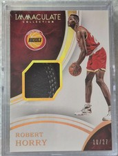 2015-16 Panini Immaculate Robert Horry Game Used Sneaker Swatches /27