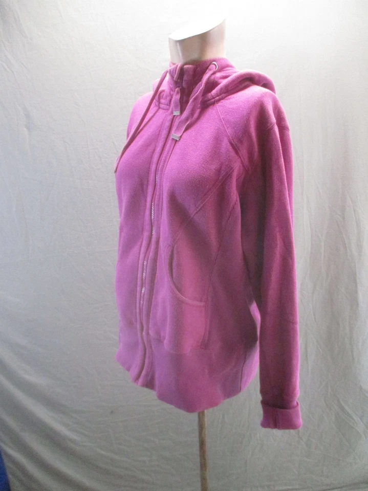 ZELLA Size 1X Womens Pink Cotton Full Zip Pocket Warm Athletic Jacket 499 - Image 3 of 4