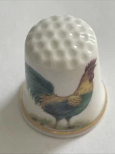 Rooster Thimble Vintage Souvenir Collectible