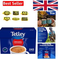 240 Count Assam Black Tea Bags - Rainforest Alliance Certified, Full Flavor 0.04 per strip