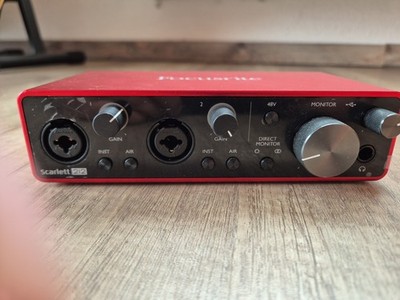 Focusrite Scarlett 2i2 3rd Gen USB Audio Interface   gebr.,  + USB-C Kabel inkl