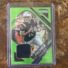 2025 Panini Prizm - Premier Jerseys Drake Maye #PJY-DME Neon Green Pulsar Prizm