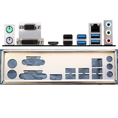 For   B450M PRO-M2 V2 Motherboard IO   I/O   Backplate OEM *lm
