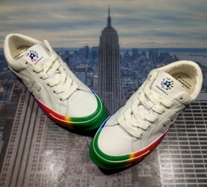 converse one star rainbow