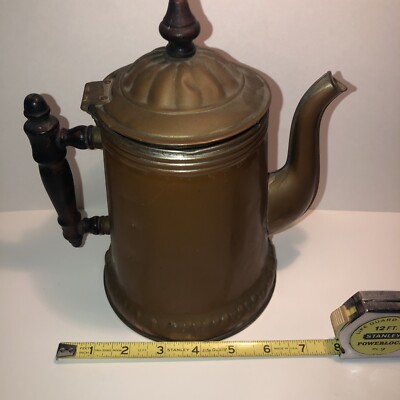 Vintage- Rome Metal Ware- Solid Copper Coffee Pot/ Kettle