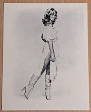 Oliva Newton John Promotional Photo Black & White Xanadu 8" x 10" NOS