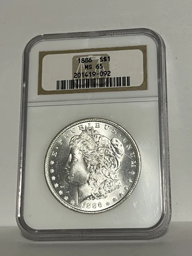 Beautiful GEM 1886 Morgan Dollar - NGC MS65!!
