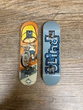 Tech Deck Blind Skateboard Lot Of 2 Incomplete Fingerboards Condition Is Pre-Own
