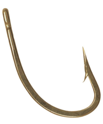 100 MUSTAD & SON #9 FLY FISHING HOOKS O'SHAUGHNESSY Bronzed Ringed 23407B