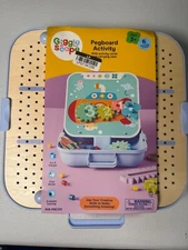 Pegboard Activity - Gigglescape: With activity cards and carrying cases