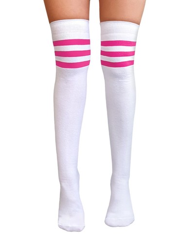 Over The Knee Thigh High 118 - 118 Referee Socks Cotton Rich Sox Girls UK 4-5.5 - Picture 68 of 76