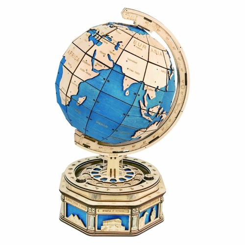 Hands Craft DIY 3D Wooden Puzzle Globe 