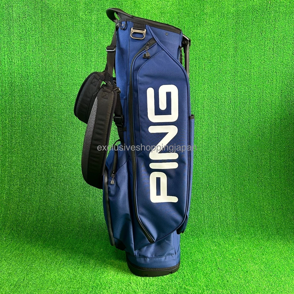 Ping Golf Hoofer Lite Custom Carry Stand Bag 8.5in 4-way Lightweight Navy/White - Image 4 of 4