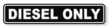 Diesel Only Vinyl Sticker Decal