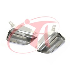 For Buick LaCrosse 2010-2013 1 Pair Stainless Rear Exhaust Muffler Pipe Cover
