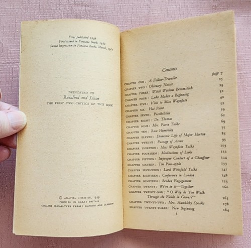 Murder is Easy by Agatha Christie, Paperback, 1963 - Picture 4 of 12