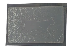Cat Walking Stepping Stone Concrete Mold 7115 Moldcreations