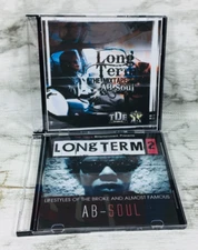 AB-SOUL - LONG TERM 1 & 2 (TDE) TOP DAWG ENTERTAINMENT (PROMO) MIXTAPE CD LOT!!