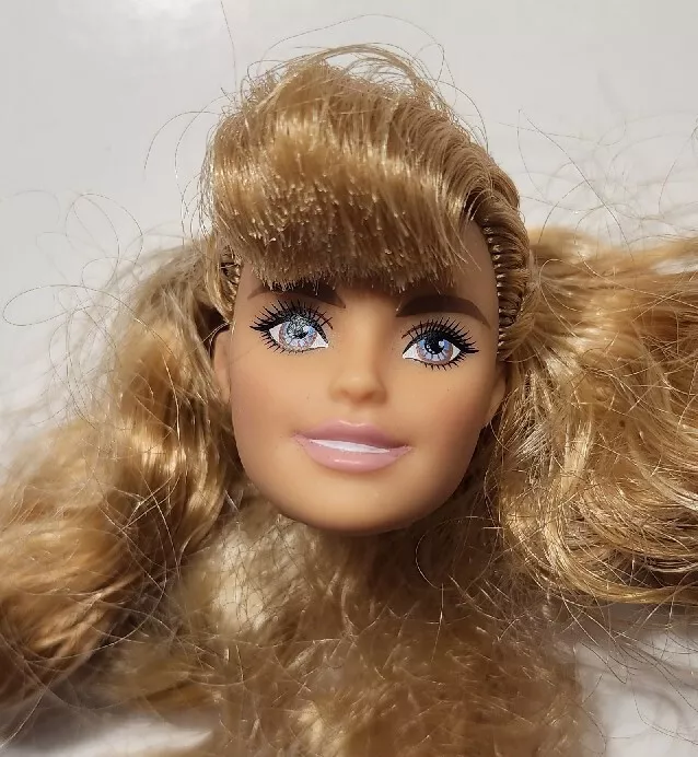 BARBIE HEAD ONLY BIRTHDAY WISHES 2019 CAUCASIAN FOR REPLACEMENT OR OOAK DOLL