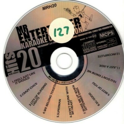 MR ENTERTAINER KARAOKE 12 MASSIVE HITS MRH20