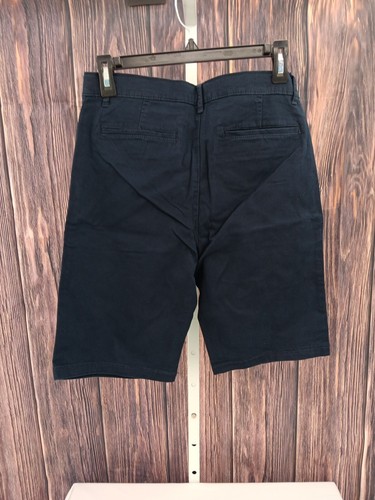 NEW Childrens' Place Boy Navy Blue Khaki Shorts Size 16 Adjust Waist AC1 - Picture 4 of 4