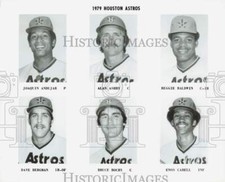 1979 Press Photo Houston Astros baseball players in headshots - lrs28435