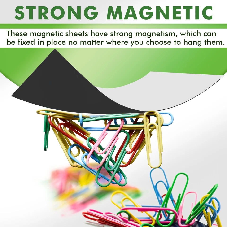 Lot Stone City Strong Self Adhesive Magnetic Sheet 8.5x11 8X10 4X6 5x7 12-20 Mil - Image 2 of 4