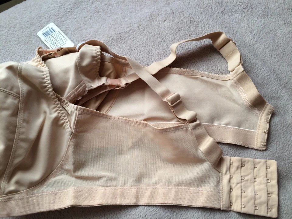 Sujetador de lactancia Elomi 46G (F) Beatrice copa suave desnuda estilo 8053 nuevo con etiquetas Foto 4 de 4