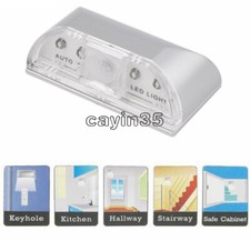 Sensor Light Auto PIR Infrared Wireless Keyhole Motion Detection Bright NEW