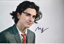 TIMOTHEE CHALAMET signed autograph 20x30cm DUNE in person autograph ACOA
