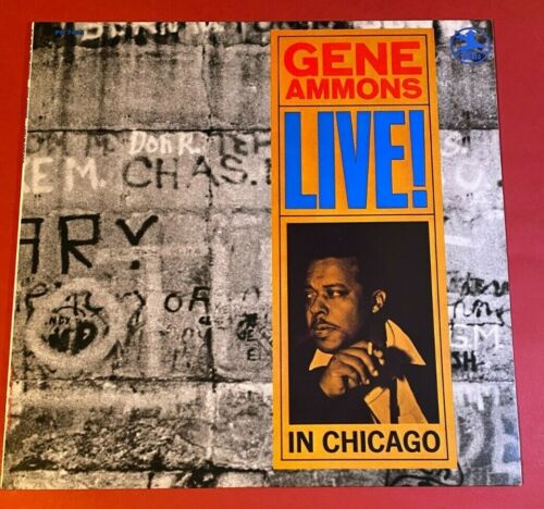 GENE AMMONS -Live in Chicago ~PRESTIGE 7495 {nm} w/Eddie Buster & Donovan - NICE - Picture 1 of 6