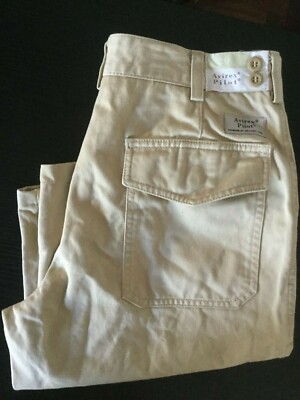 PANTALONE DA UOMO AVIREX PILOT CHINOS PANTS BERMUDA SHORTS COTONE SIZE 29 |  eBay