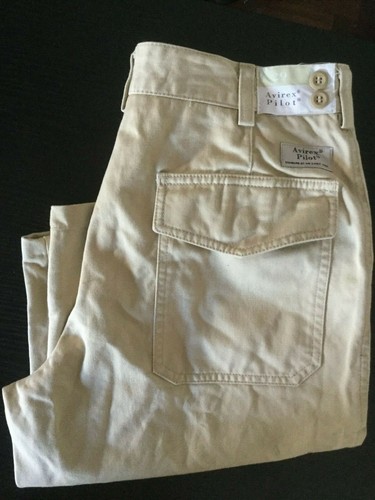 PANTALONE DA UOMO AVIREX PILOT CHINOS PANTS BERMUDA SHORTS COTONE SIZE 29 |  eBay