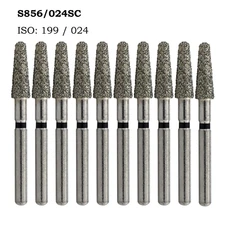 Multi-Use Dental Diamond Burs FG Short Shank S856/024SC Super Coarse High Speed