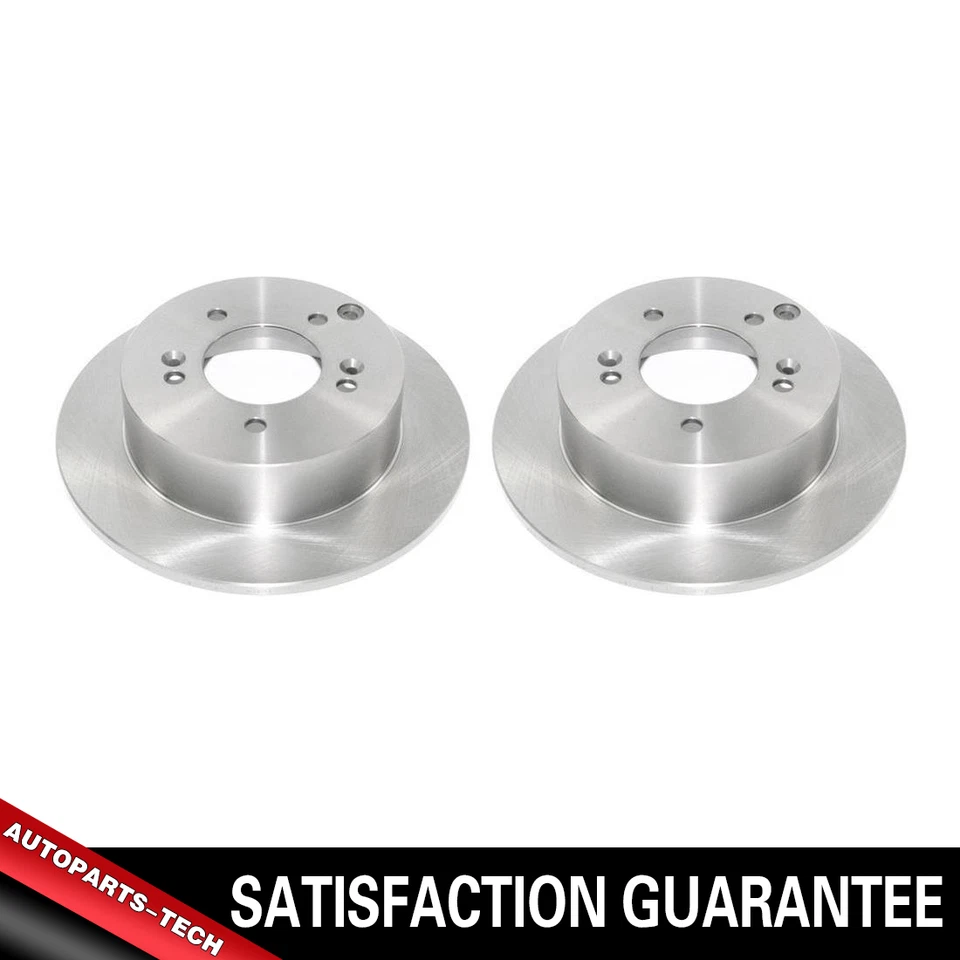 Rotor de freno de disco trasero 2 piezas para Kia Rondo 2007 2008 2009 2010 2011 2012 Foto 4 de 4