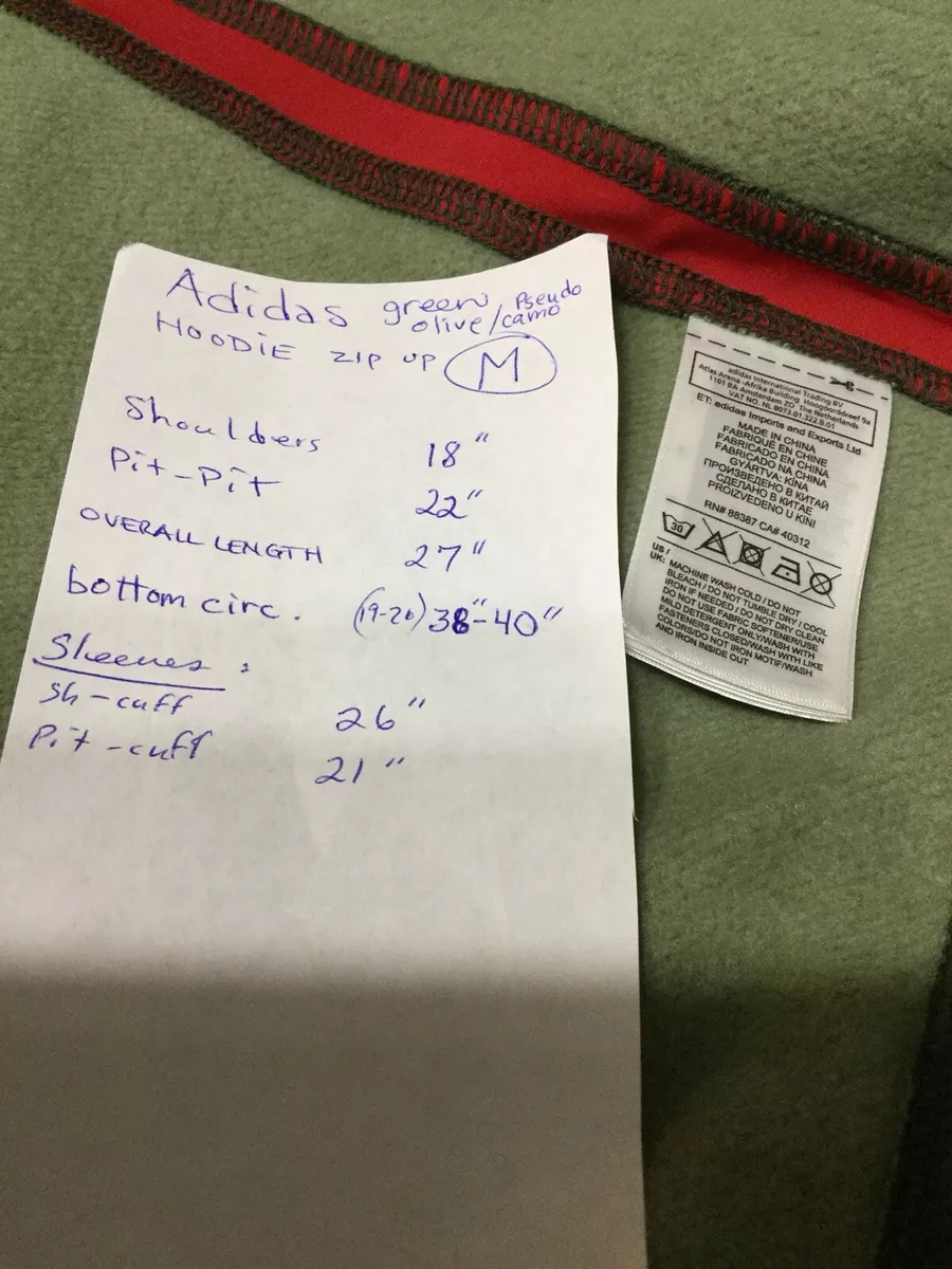 Adidas china hoodie size chart cheap